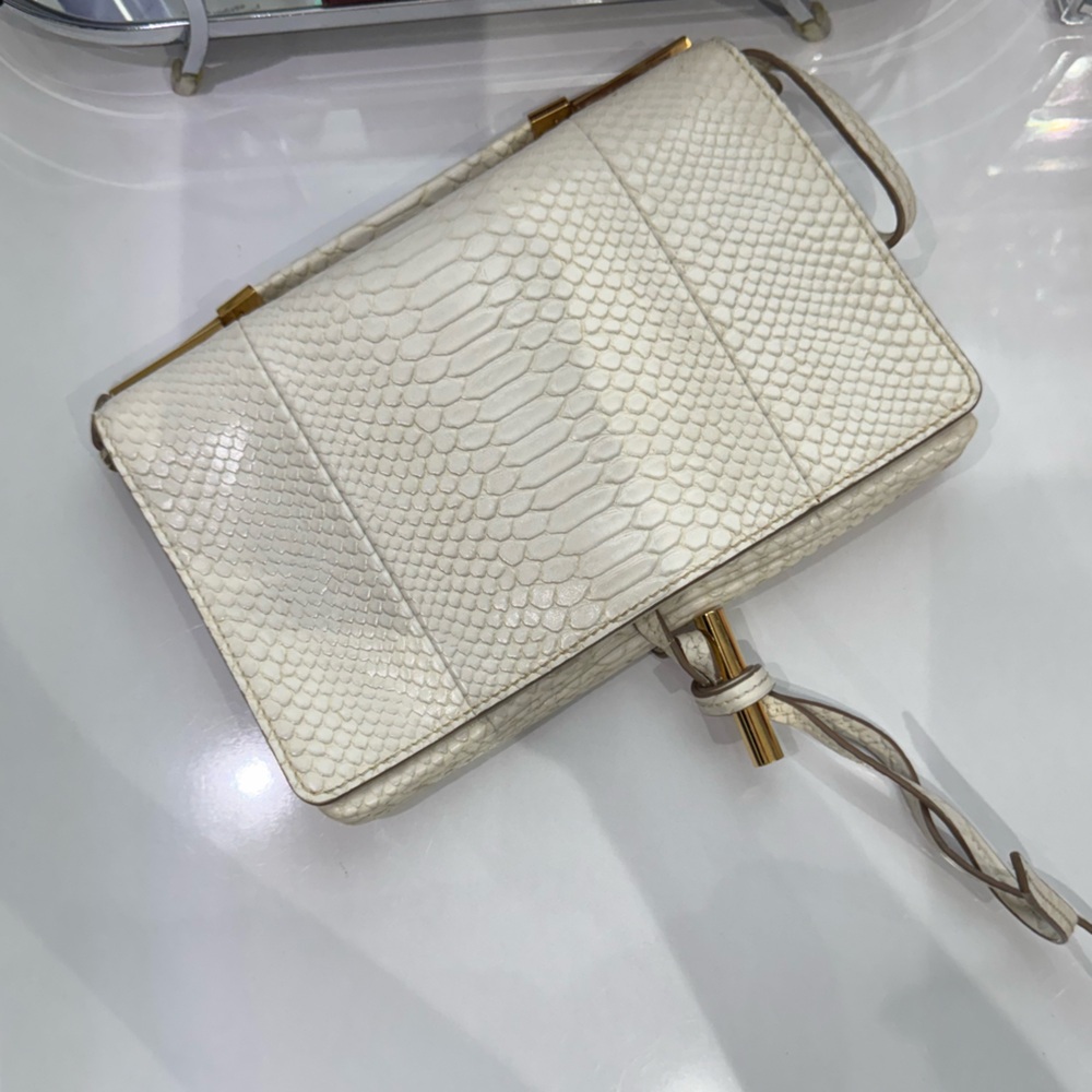 Stella McCartney Snake Faux Leather Crossbody Bag